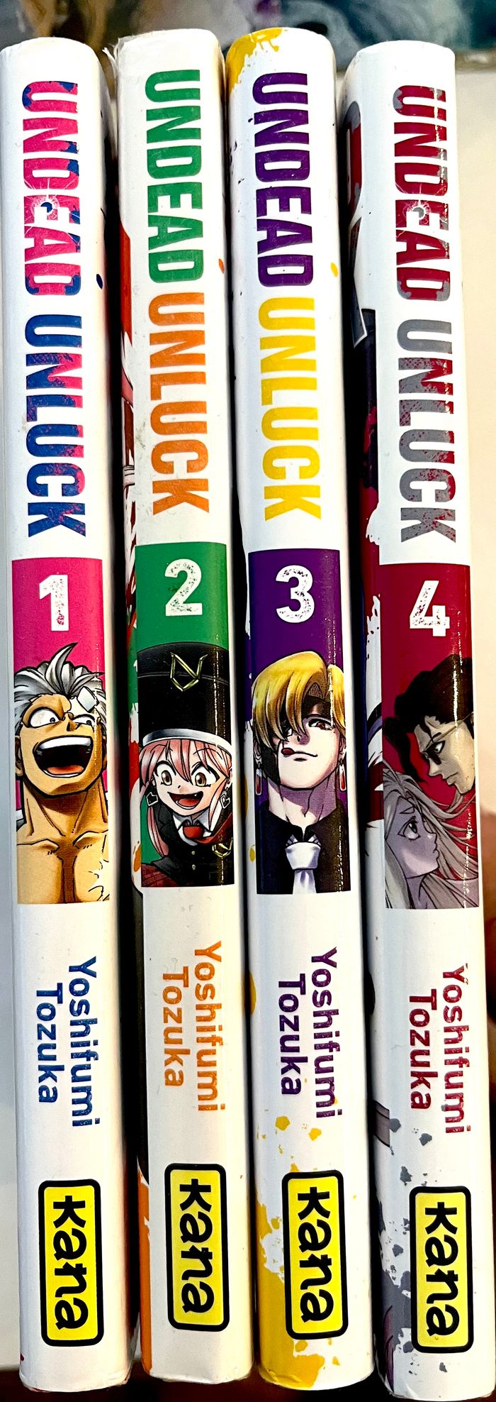 Lot de 4 manga Undead unlock tome 1 a 4