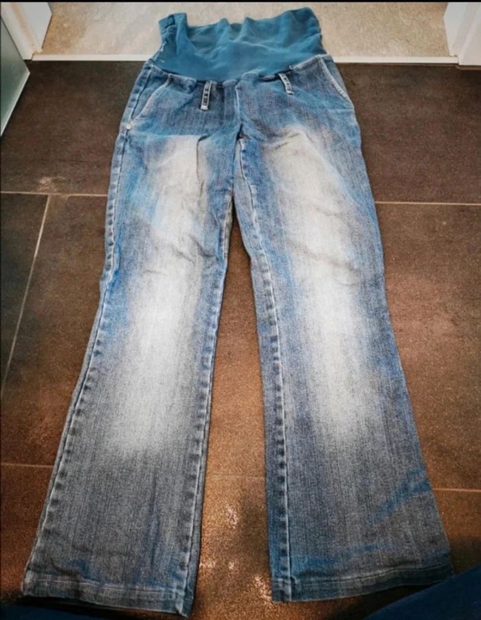 Pantalon de grossesse en jean femme S/M