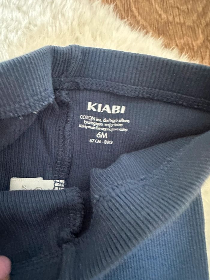 Lot de 4 pantalons / legging / bermuda - 6 mois - photo numéro 8