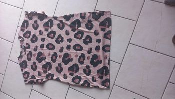 Robe manches courtes léopard taille m.tbe