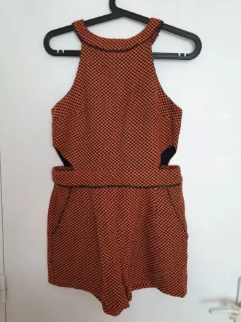 Combi short terracotta rouille pimkie taille 36 S