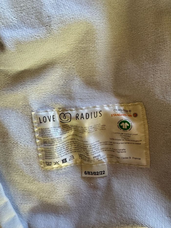 Écharpe de portage love radius - photo numéro 3