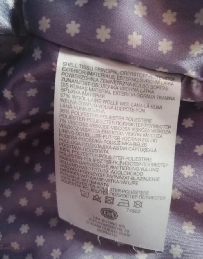 Manteau chic en laine taille 12 ans - photo numéro 4