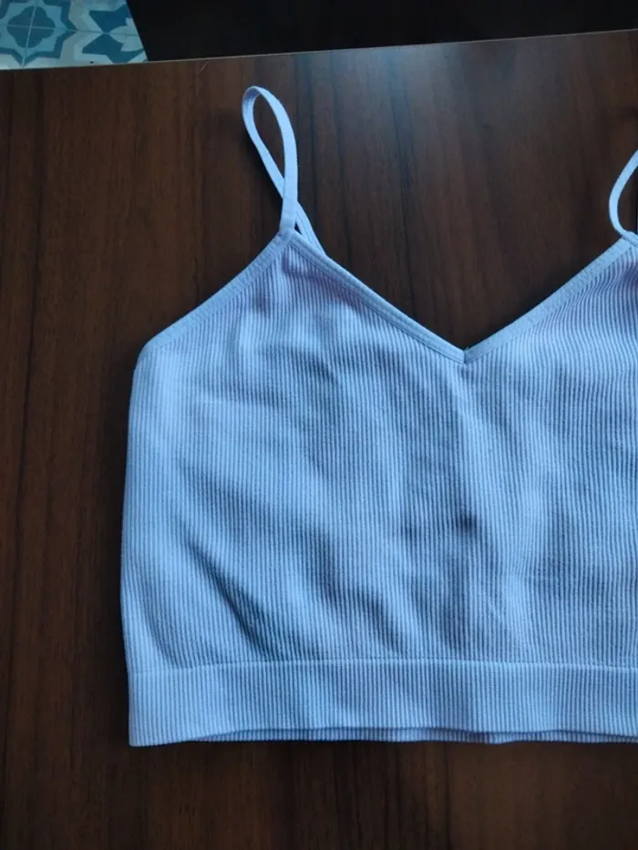 Crop top fushia Primark Taille L - photo numéro 3