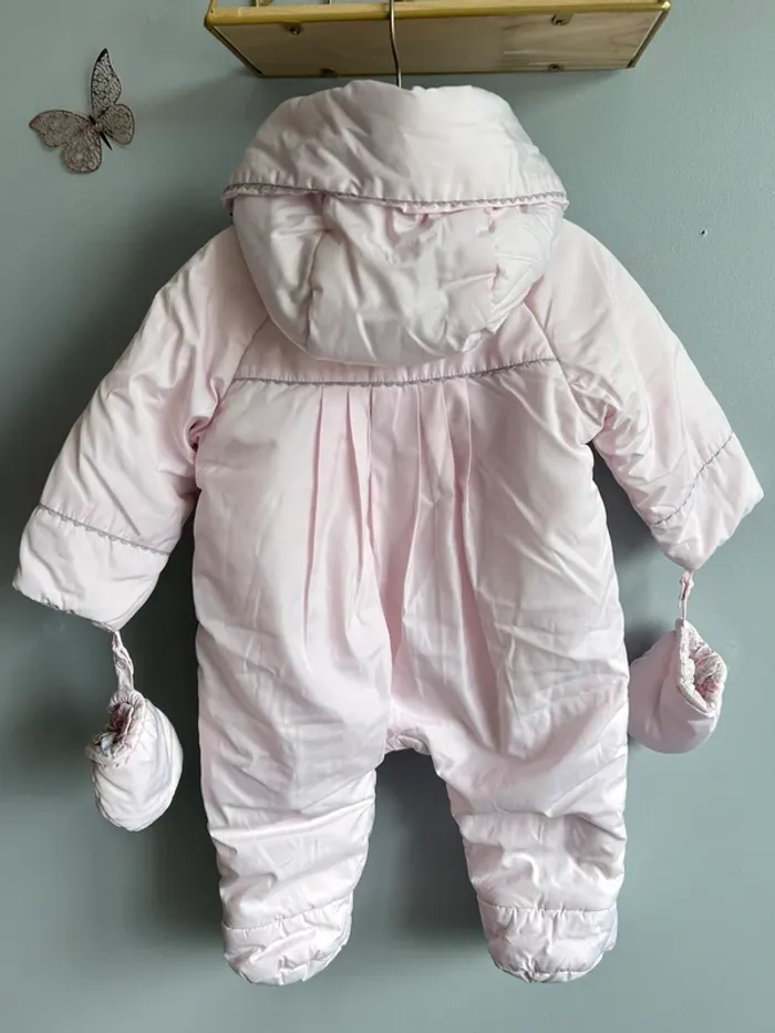 Combinaison pilote rose Jacadi fille 12 mois Tbe - photo numéro 7