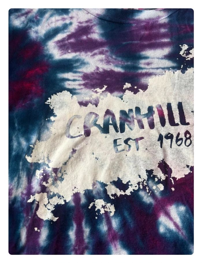 T-shirt Gildan Tye&Die taille S/M violet - photo numéro 3
