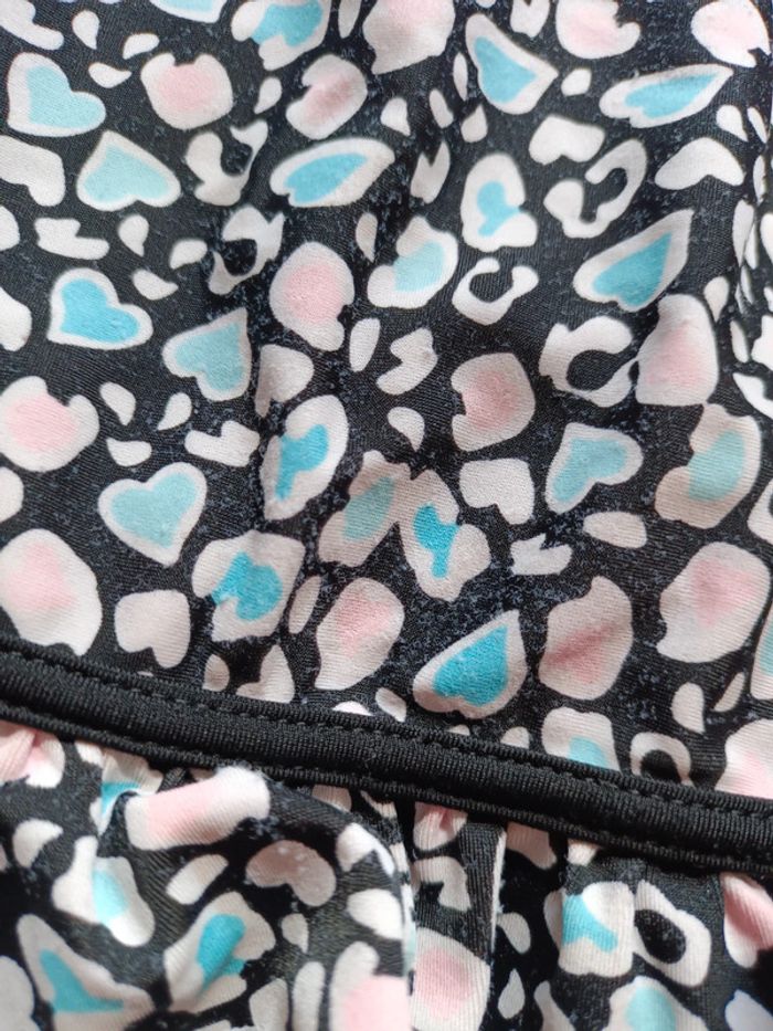 Maillot de bain noir coeur petit noeud 4 ans - photo numéro 5