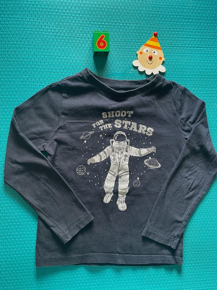 T shirt manches longues Kiabi écoconception 6 ans