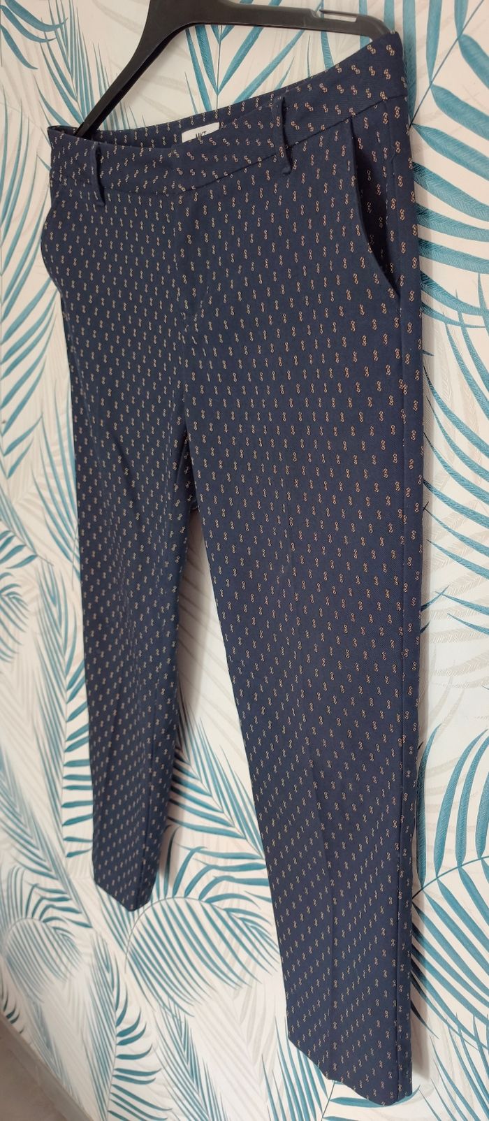🌺 Pantalon de tailleur imprimé - MKT Studio - T42 🌺 - photo numéro 6