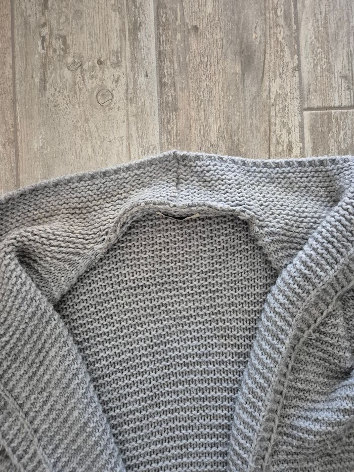 Gilet oversize gris cocooning Mino Du Sud taille unique - photo numéro 10