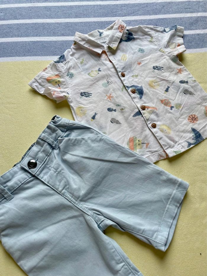 Ensemble chemise + short en jean primark - photo numéro 6