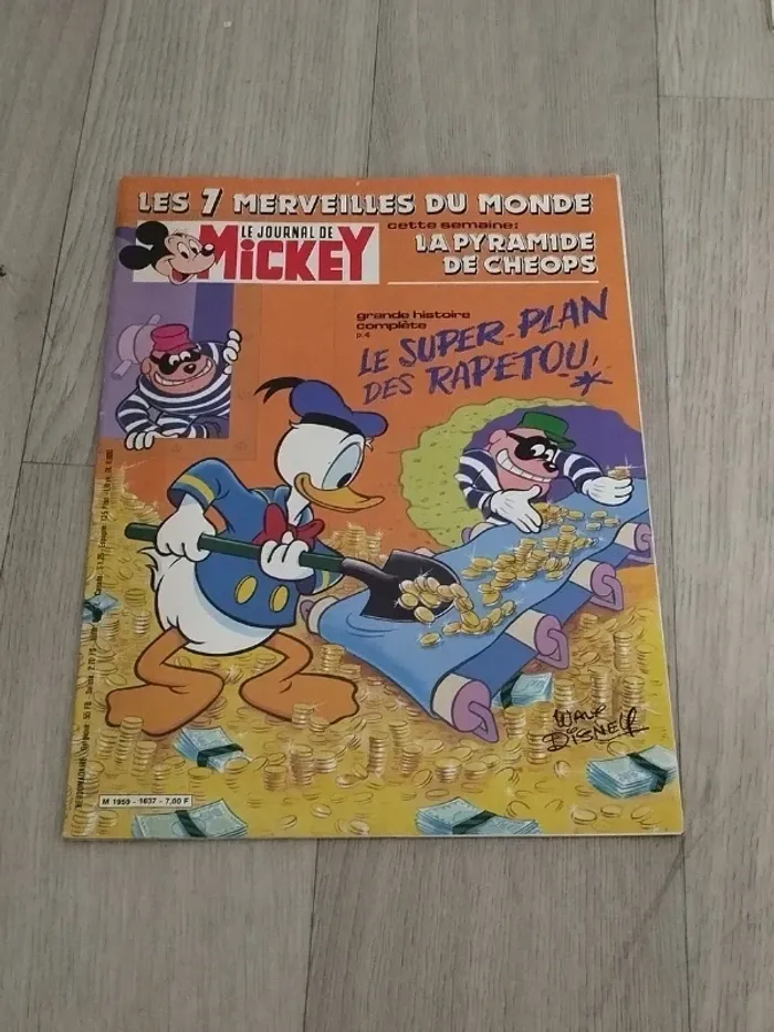 Lot Vintage 7 magazines Journal de Mickey année 1983 L059 - photo numéro 7