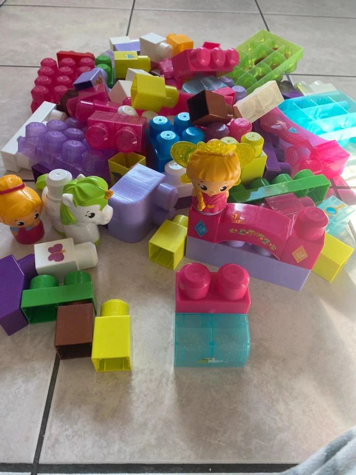 Lot mega block princesse