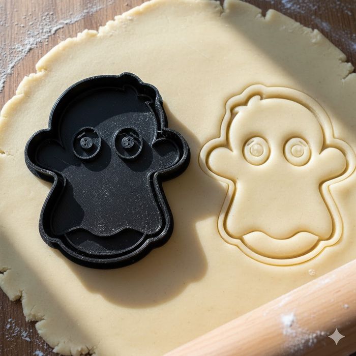 Emporte-pièce fantôme pour biscuits et pâtisseries créatives - 8 cm