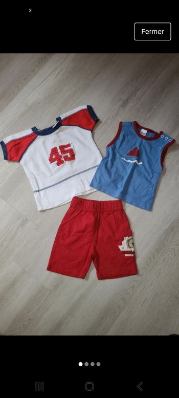 Lot 3 pièces 3 mois garçon