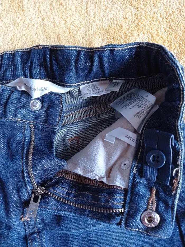 Jupe en jean 5/6 ans (116 cm) H&M - photo numéro 3