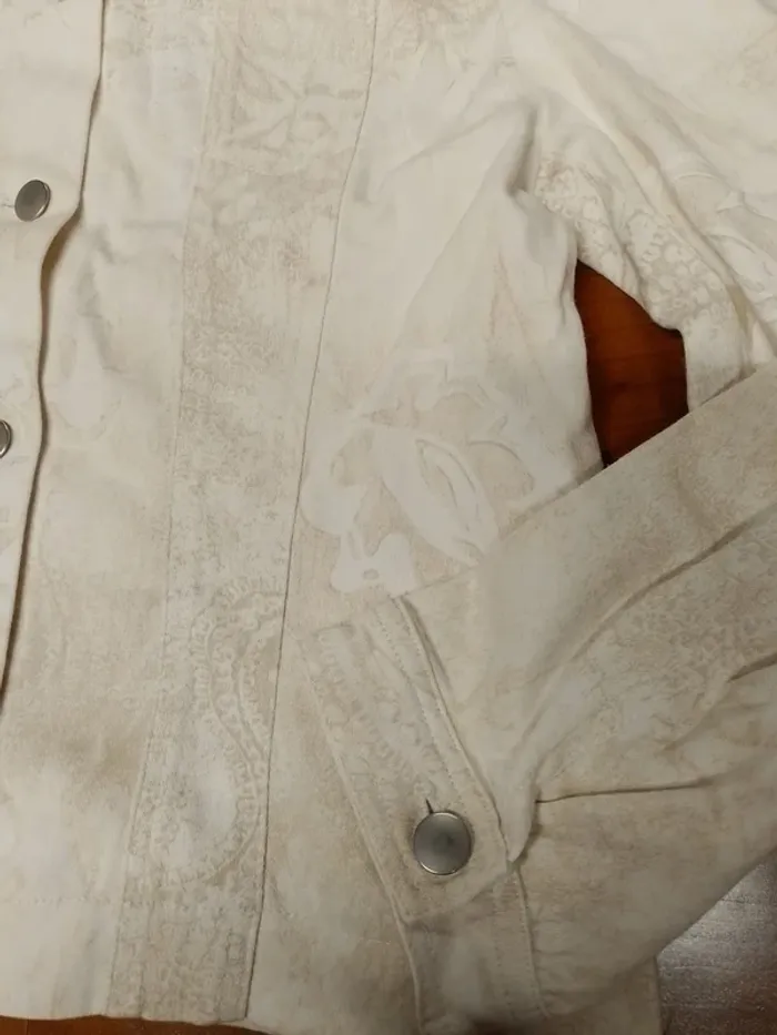 Veste style jeans en coton taille 40 - photo numéro 6