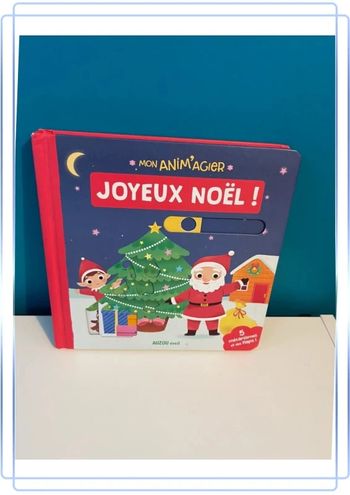 Livre animé mon anim’agier joyeux Noël