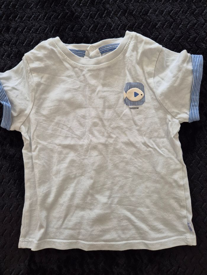 Lot 2 tee-shirts et 1 polo manches longues - photo numéro 3