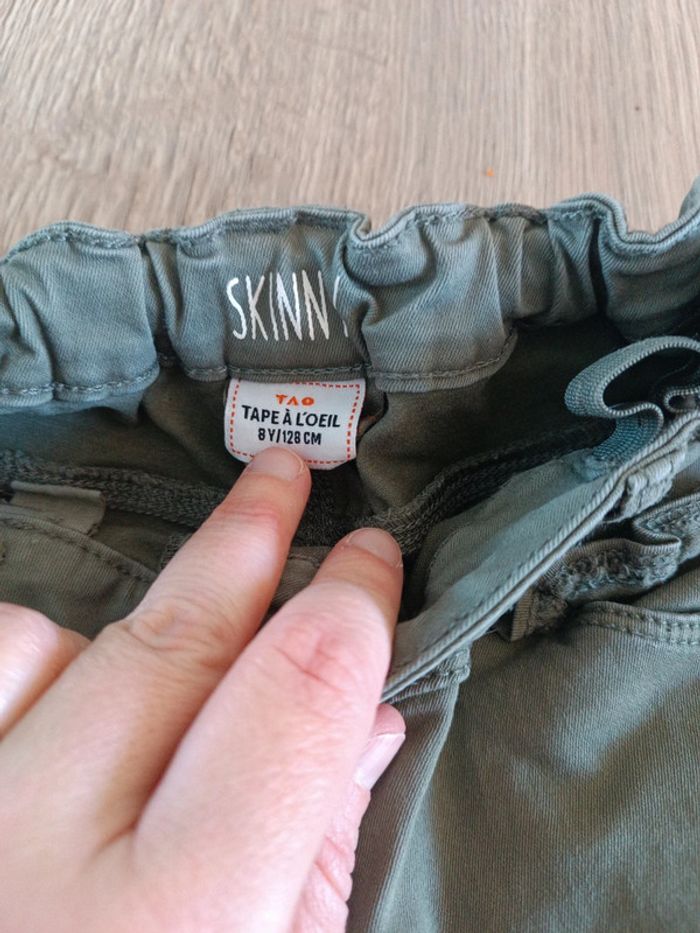 Jean kaki en 8 ans skinny - photo numéro 2