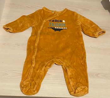 Pyjama velours 3 mois