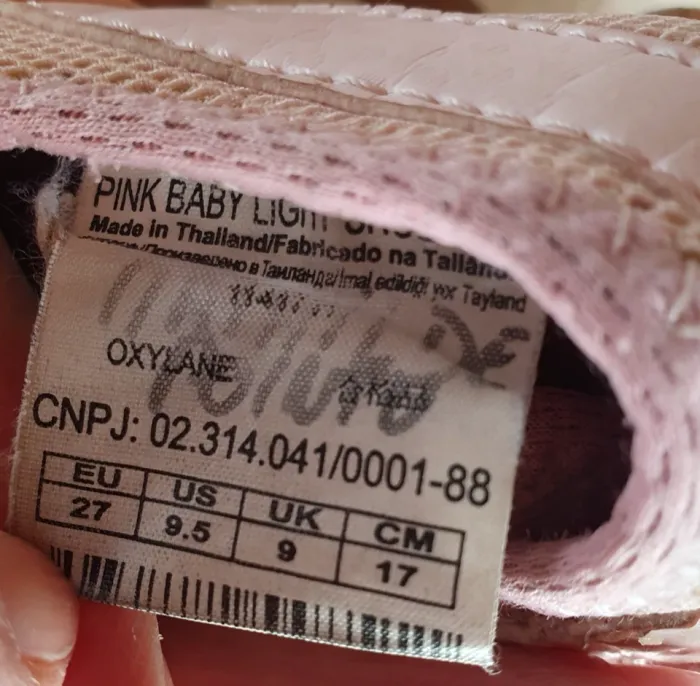 Paire de chaussons/basket rose T: 27 - photo numéro 6
