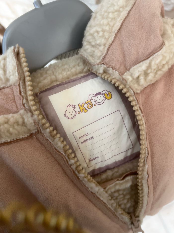 Manteau  en daim fille - photo numéro 2