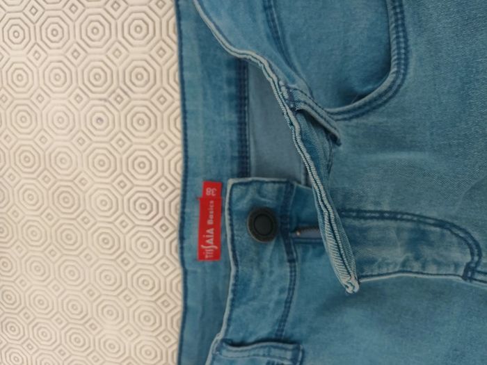 Short Tissaia taille 38 bleu - photo numéro 4