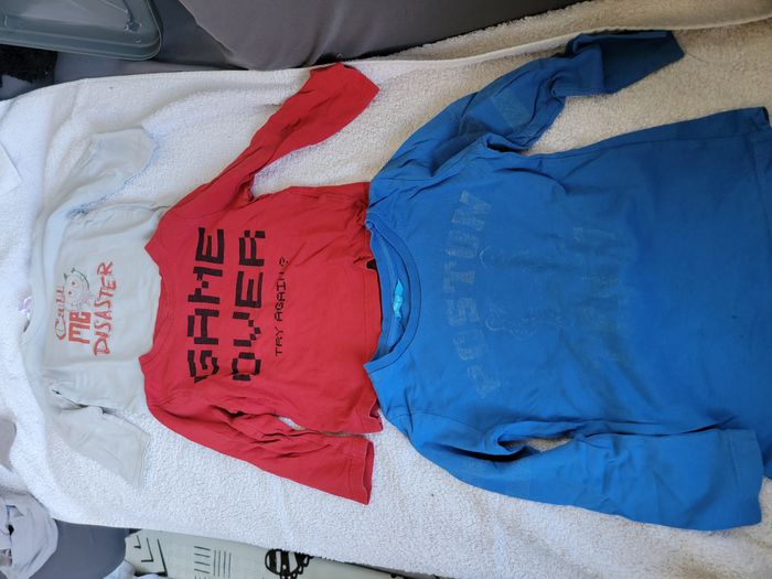 Lot de 6 tee-shirts manches longues 2 ans garçon