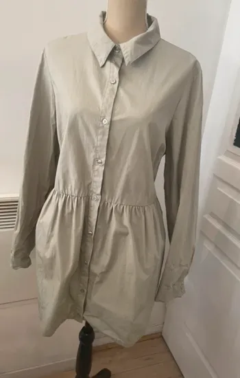 Asos chemise, longue femme, taille 42 beige