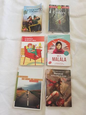 Livres étudiés au collège 2 / 3 et 4 euros pièce