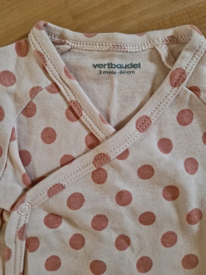Lot de 2 bodies 3mois - photo numéro 3
