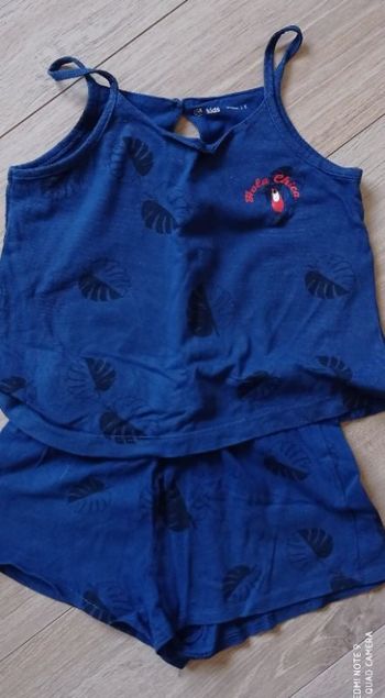 Combi short fille