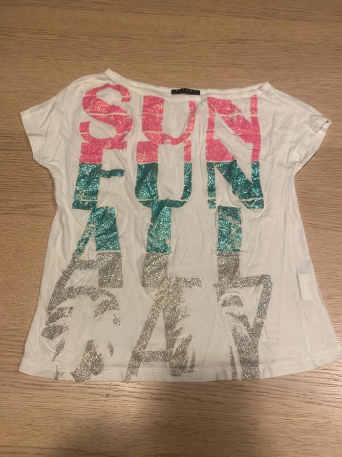 T shirt Sisley taille 7-8 ans