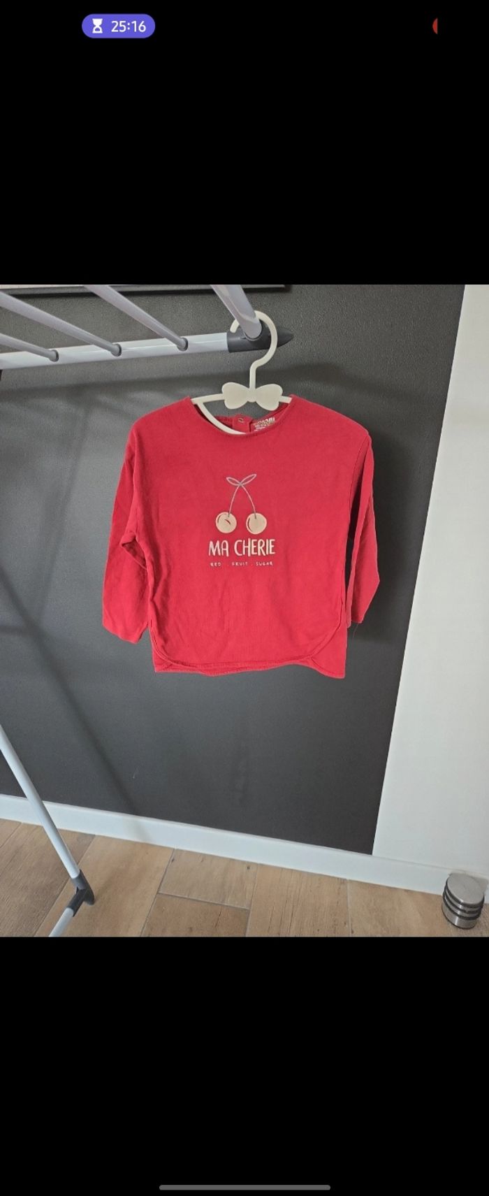 T-shirt manche longue 24 mois