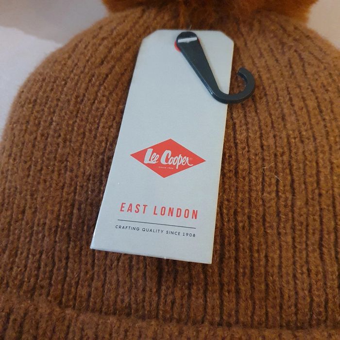 Bonnet adulte couleur Moka taille unique Lee Cooper - photo numéro 3