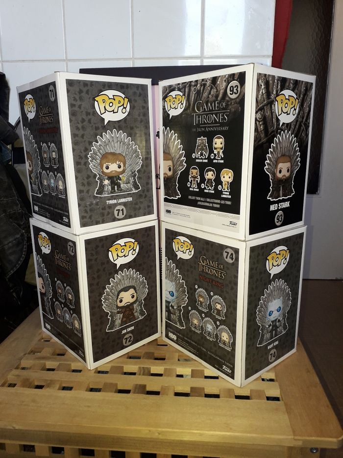 Lot de 4 Funko Pop Game Of Thrones GOT 71 72 74 93 - photo numéro 3