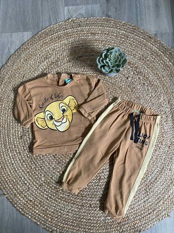 Ensemble simba roi lion 12/24 mois disney