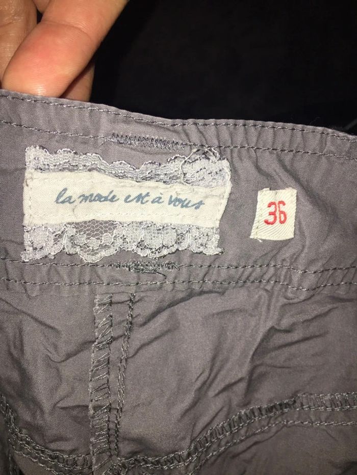 Pantalon femme marron clair beige la mode est à vous t36 - photo numéro 3