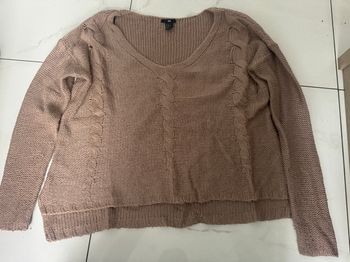 Pull H&M en maille torsadée 🧶