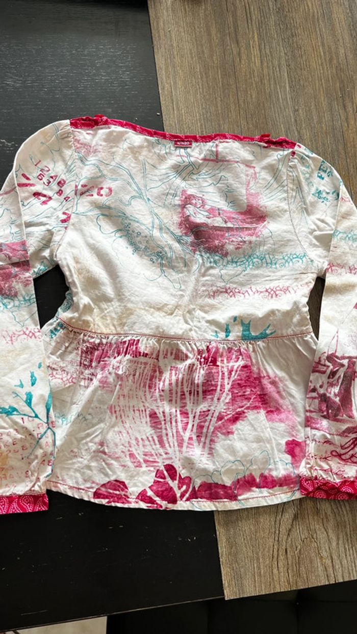 Chemise fille Kenzo 5 ans - photo numéro 4