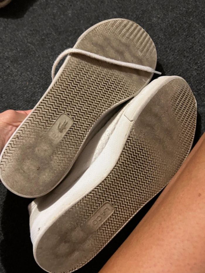 Basket Lacoste toile - photo numéro 3