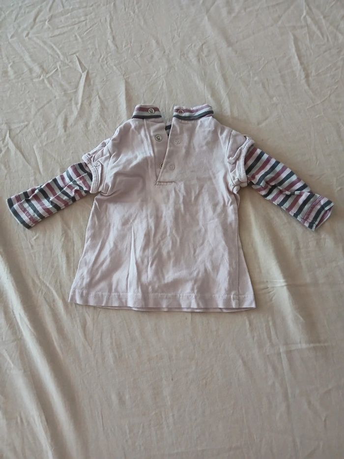 Tee-shirt manches longues 3 mois - photo numéro 3