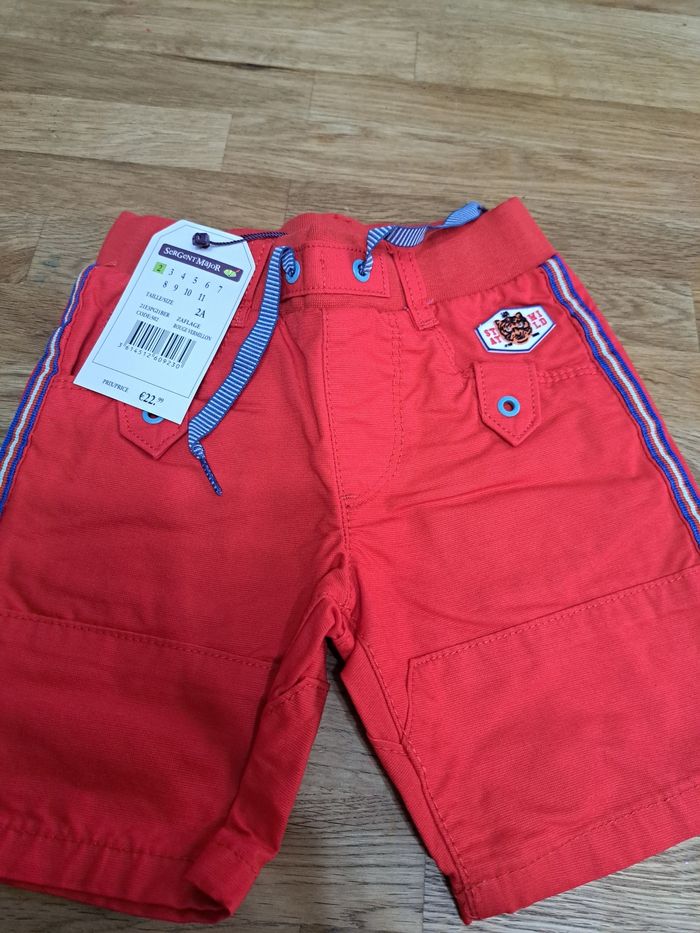 Lot de 2 shorts bermuda garçon 2 ans