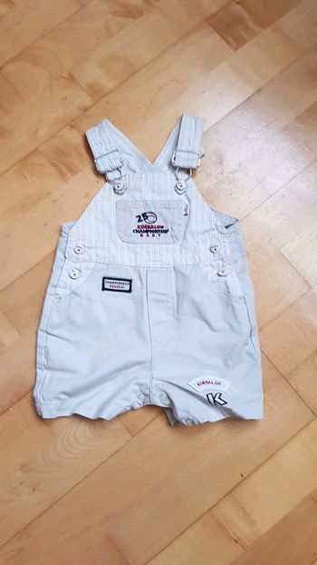 Salopette garçon,  3 mois.
