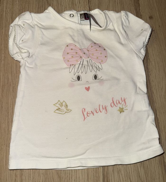 Ensemble de 3 tshirts et 1 short fille Orchestra - photo numéro 4