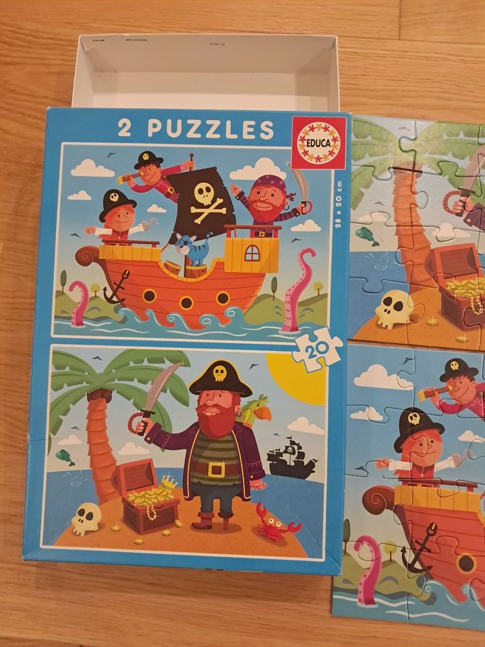 2 puzzles 20 pièces enfant dès 3 ans - photo numéro 3