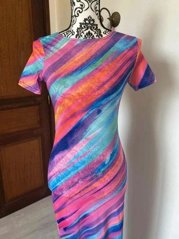 Robe tee-shirt longue 36