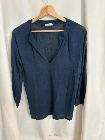 Blouse bleue