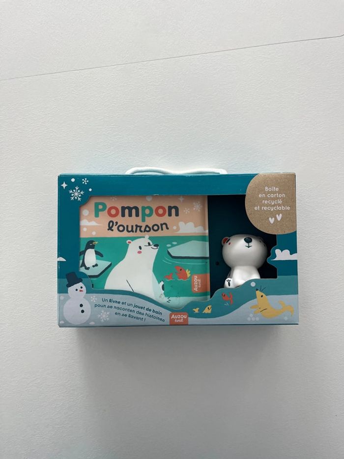 Livre de bain Pompon l’ourson Auzou